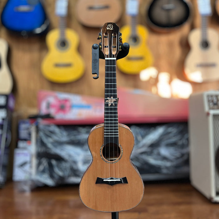 Amahi SNAIL BH-6C Concert Ukulele, Cedar Top / Ebony Back & Sides