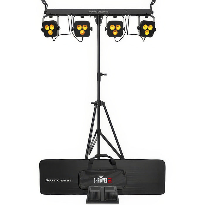 CHAUVET DJ 4BAR LT QuadBT ILS All-in-One RGBA 4-Par Wash Light System with Bluetooth