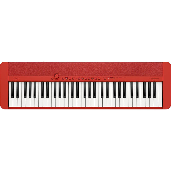 Casio Casiotone CT-S1RD 61-Key Portable Keyboard, Red