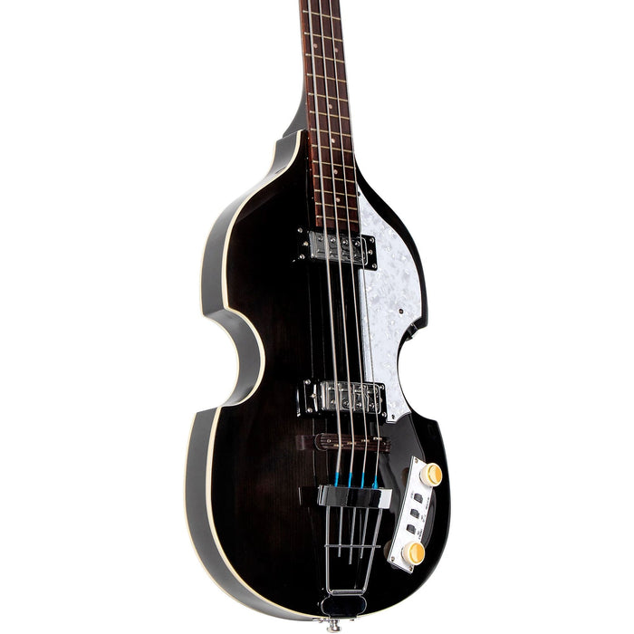 DEMO Hofner Ignition Series Short-Scale Violin Electric Bass, Transparent Black