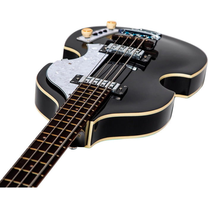 DEMO Hofner Ignition Series Short-Scale Violin Electric Bass, Transparent Black