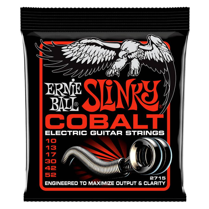 Ernie Ball 2715 Cobalt Skinny Top Heavy Bottom Set, 10 - 52