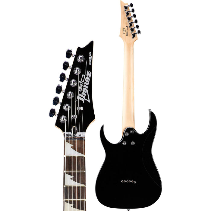 Ibanez GRGM21 miKro Series Electric Guitar, Black Night