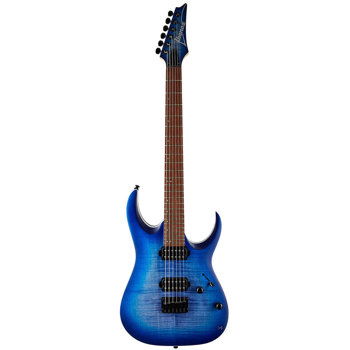 Ibanez RGA42FMBLF Solidbody Electric Guitar, Blue Lagoon Burst Flat