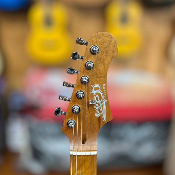 JET Guitars JS-300 SB Solidbody Strat-style - Sunburst, Roasted Maple Neck