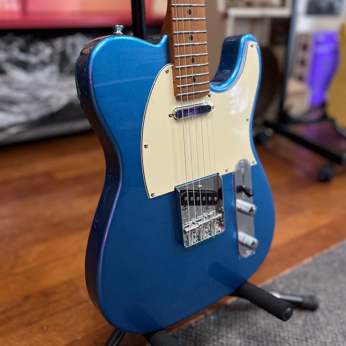 JET Guitars JT-300 LPB Solidbody Telecaster - Lake Placid Blue, Roasted Maple Neck