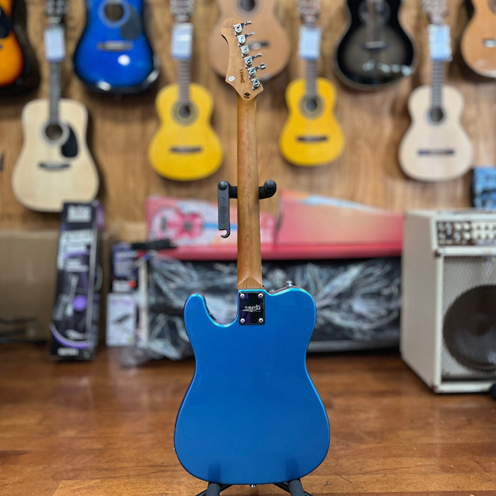 JET Guitars JT-300 LPB Solidbody Telecaster - Lake Placid Blue, Roasted Maple Neck