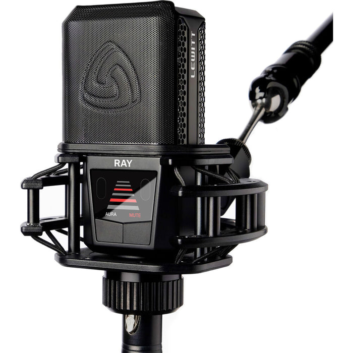 Lewitt RAY Large-Diaphragm Condenser Microphone with Distance Sensing Mute AURA Technology