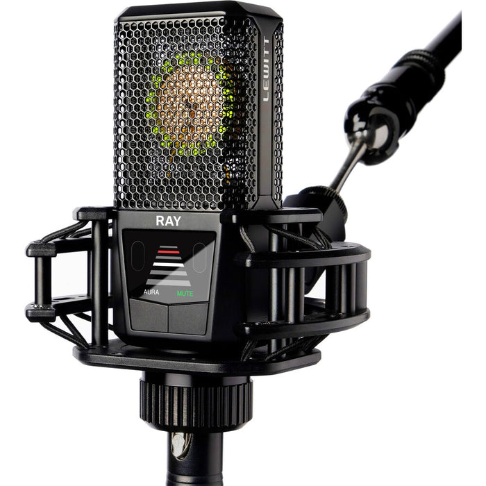 Lewitt RAY Large-Diaphragm Condenser Microphone with Distance Sensing Mute AURA Technology