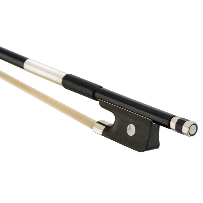 Oxford CBF-1 Black Fiberglass Cello Bow, 4/4