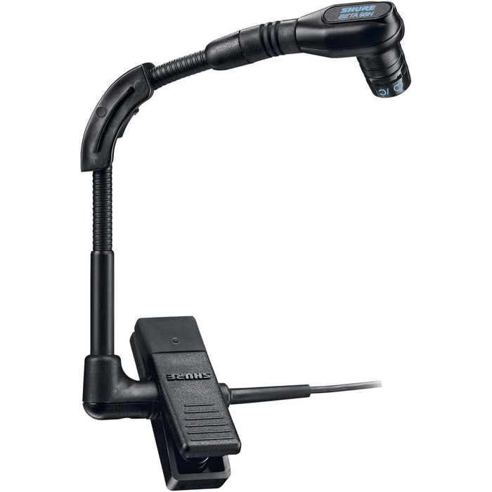 Shure WB98H/C BETA 98 Clip-On Condenser Instrument Microphone with TA4F (Mini 4-Pin) Connector