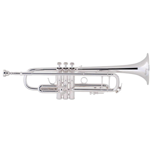 Strauss 6500S Intermediate Silver Trumpet Outfit w/ Fitted Case and Mouthpiece-Dirt Cheep