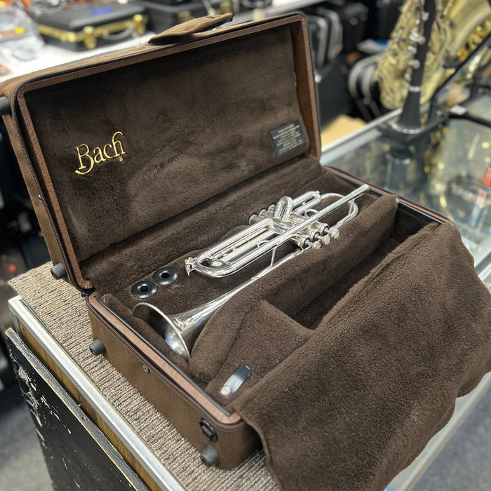 USED 1994 Bach 180S37 Professional Trumpet Outfit, Model 37 Silver USA