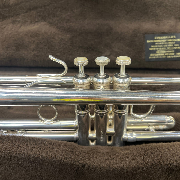 USED 1994 Bach 180S37 Professional Trumpet Outfit, Model 37 Silver USA