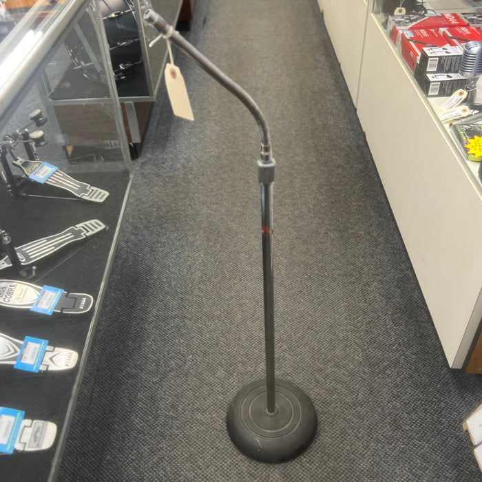 USED Atlas Sound Round-Base Microphone Stand w/ Gooseneck