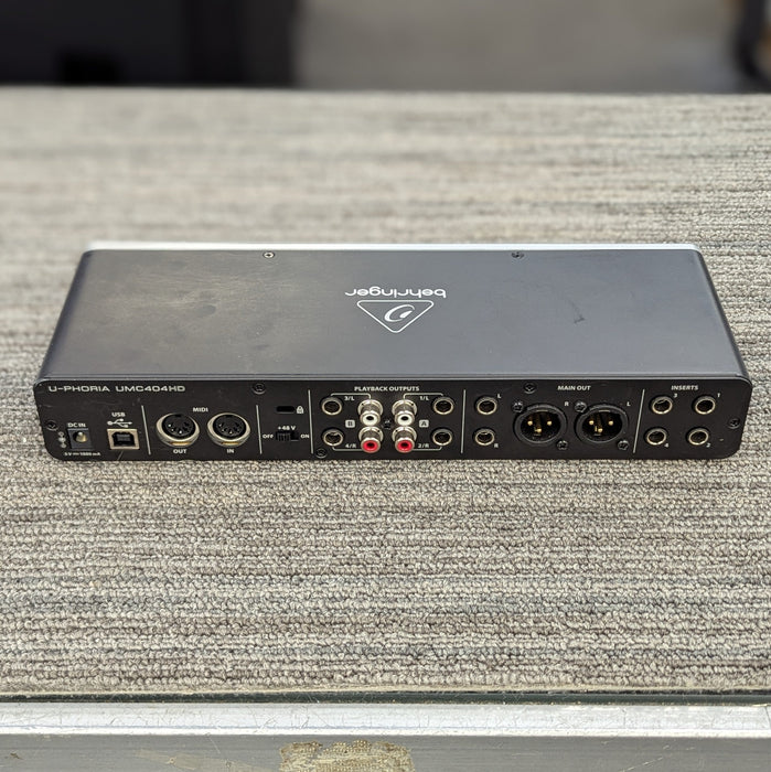 USED Behringer U-Phoria UMC404HD 4x4 USB Audio Interface