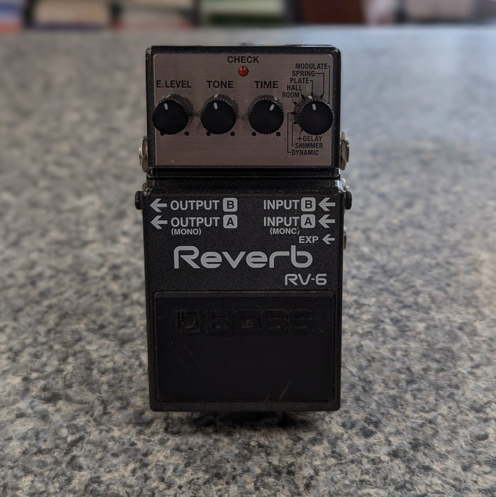 USED Boss RV-6 Reverb Pedal