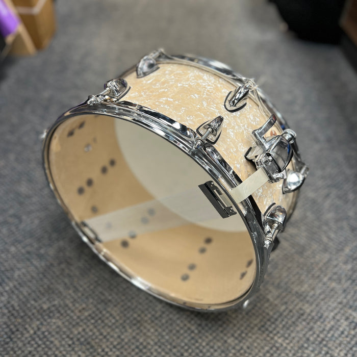 USED Brand X 6x14" Snare Drum, White Pearl