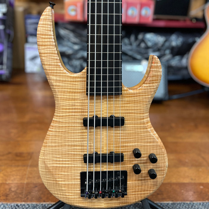 USED Carvin LB76 Fretless 6 string Electric Bass w/ OHSC