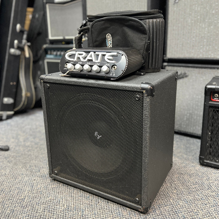 USED Crate Power Block w/ 1x12 CAB and Gig Bag for Head