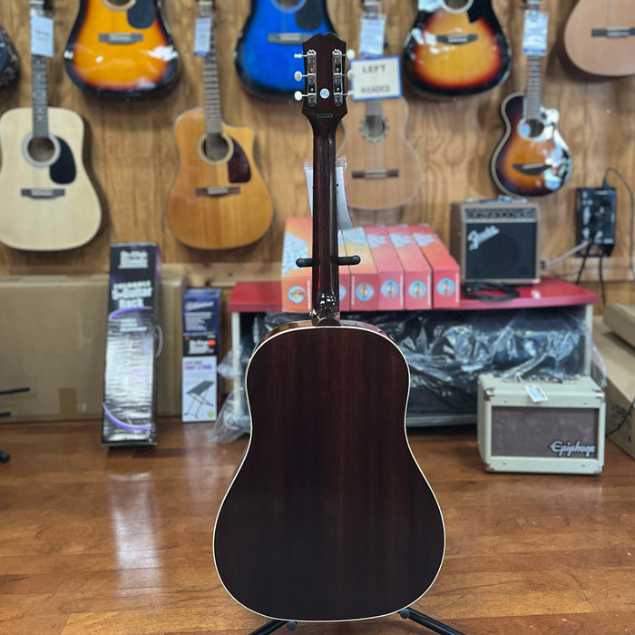 USED Epiphone Inspired By Gibson J-45 in Aged Vintage Sunburst Gloss Acoustic Guitar W/Case