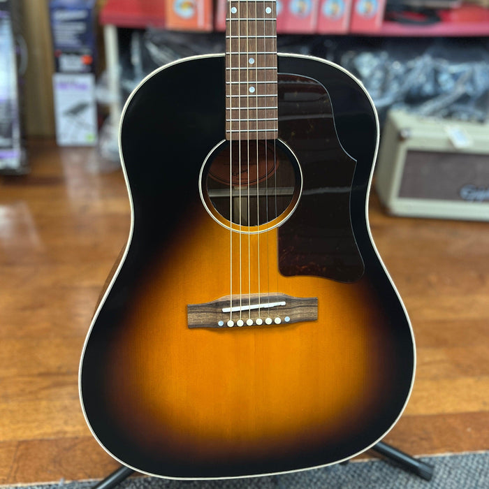 USED Epiphone Inspired By Gibson J-45 in Aged Vintage Sunburst Gloss Acoustic Guitar W/Case