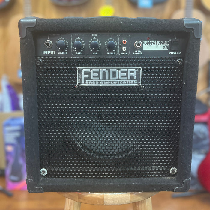 USED Fender Rumble 15 Bass Amplifier