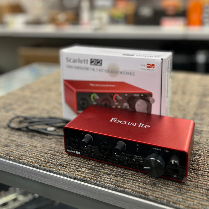 USED Focusrite Gen 3 Scarlet 2i2 USB Interface