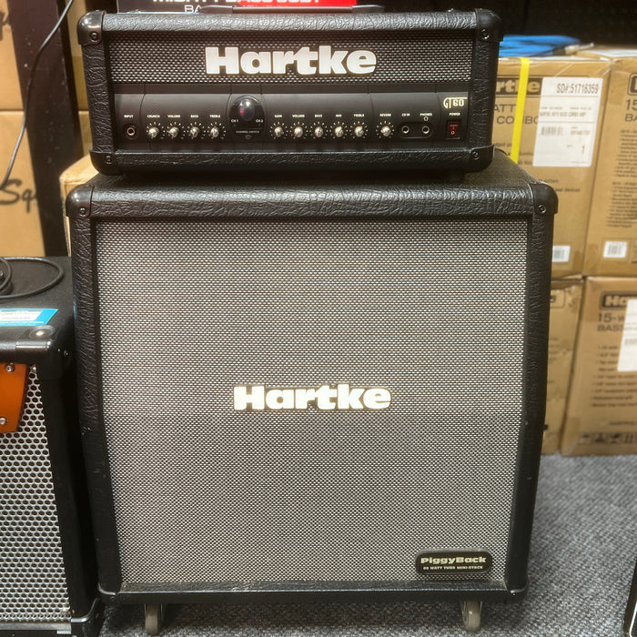 USED Hartke GT60 Head and 4x8 Piggyback cabinet