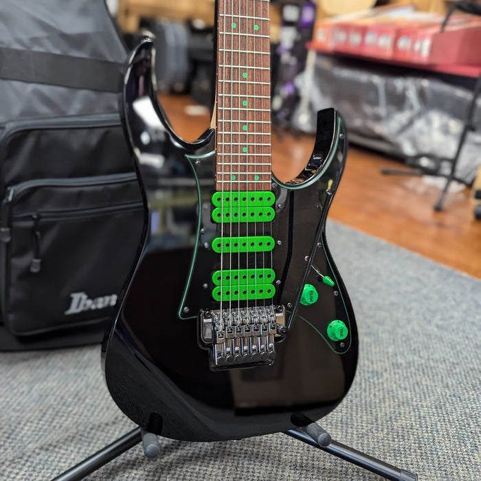 USED Ibanez Steve Vai Signature Premium Universe UV70P 7-string Electric Guitar - Black