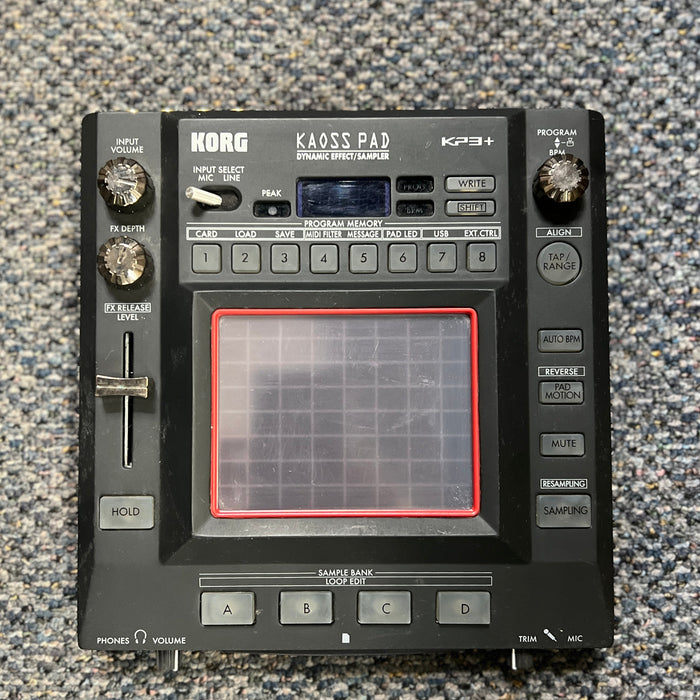 USED Korg KP3+ Kaoss Pad Dynamic Effect Sampler