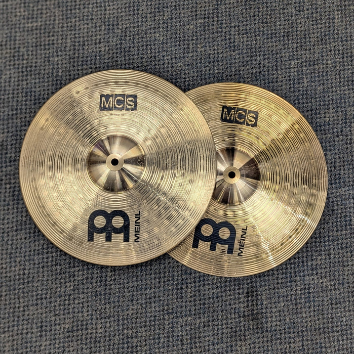 USED MEINL 14in MCS Hi Hat Cymbals, PAIR