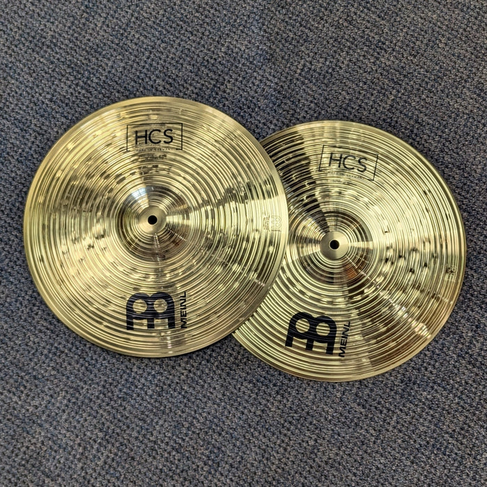 USED Meinl HCS Hi-Hat Cymbals 14" PAIR