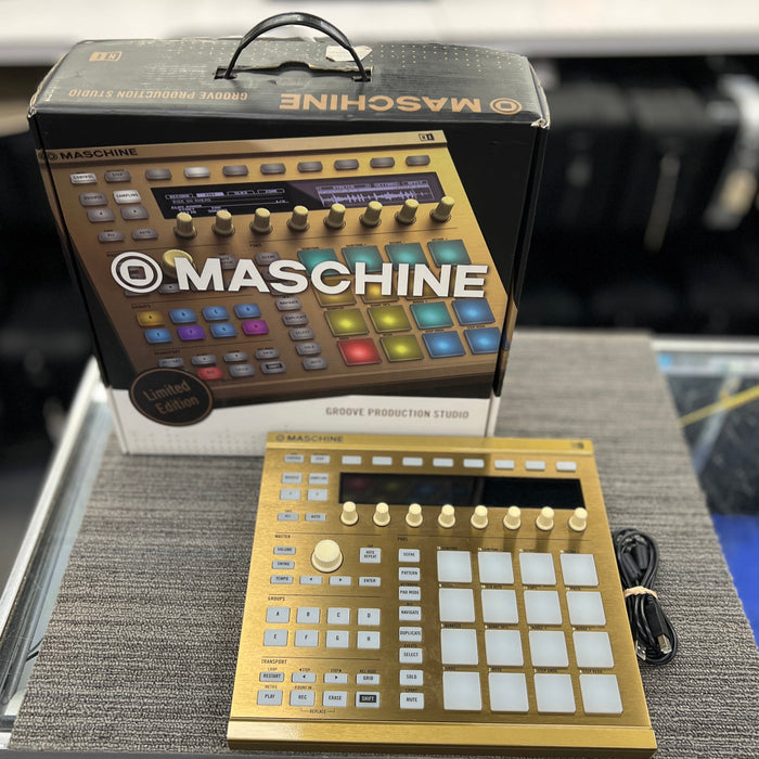 USED Native Instruments Maschine MK2 Limited Edition Gold w/ Full License