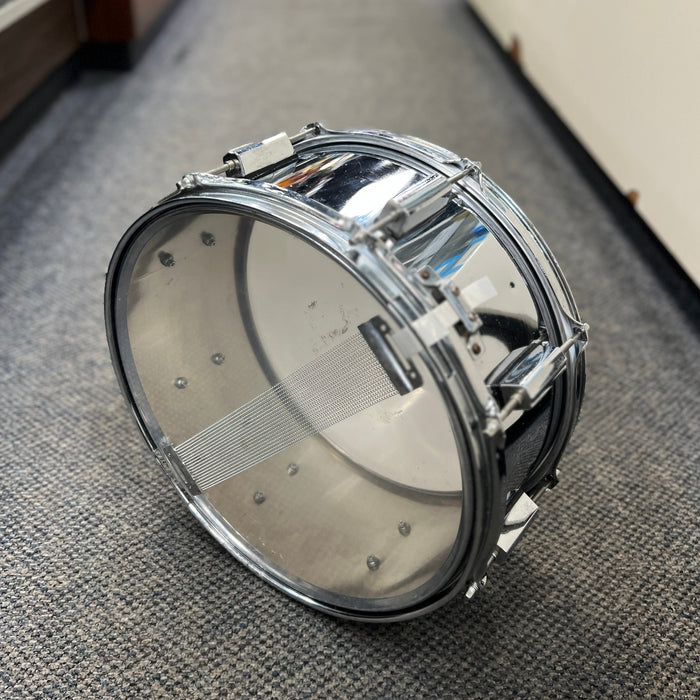 USED Pearl Steel Shell Snare Drum, 6.5"x14"