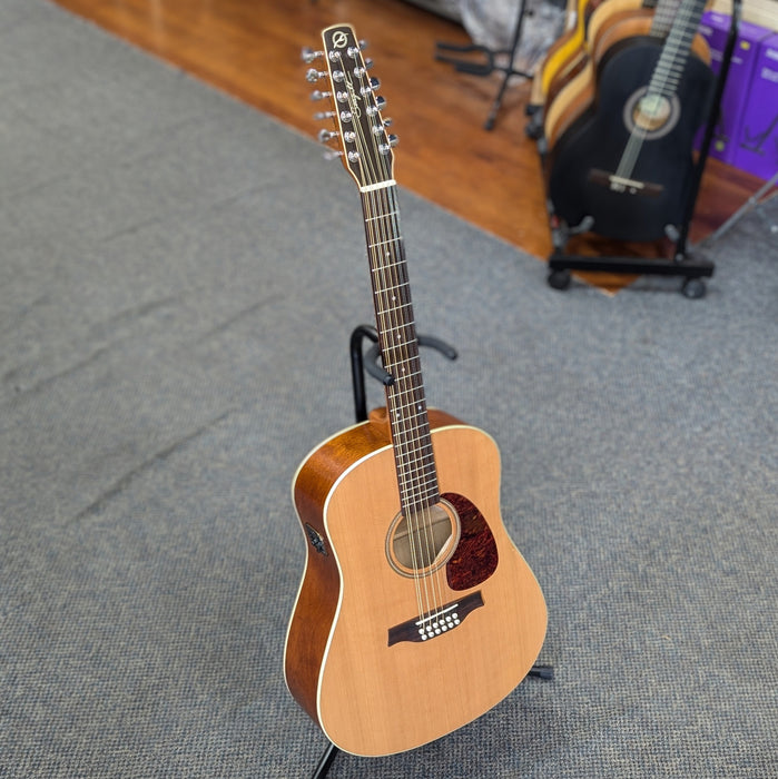 USED Seagull Shoreline S12 Cedar QI Acoustic-Electric 12-String Guitar