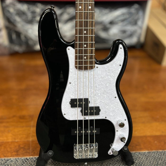 USED Squier Affinity Series Precision Bass PJ Bass Black/White Pick Guard