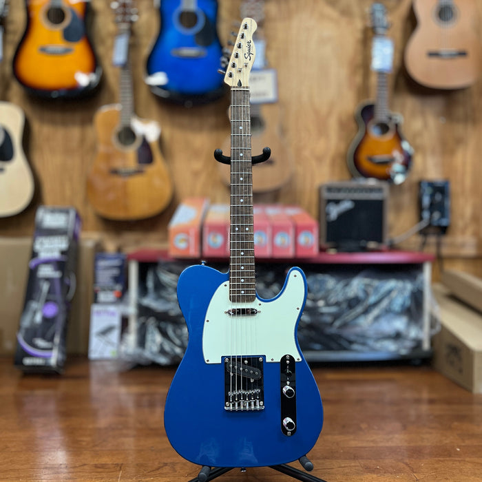 USED Squier Affinity Series Telecaster Electric Guitar, Lake Placid Blue