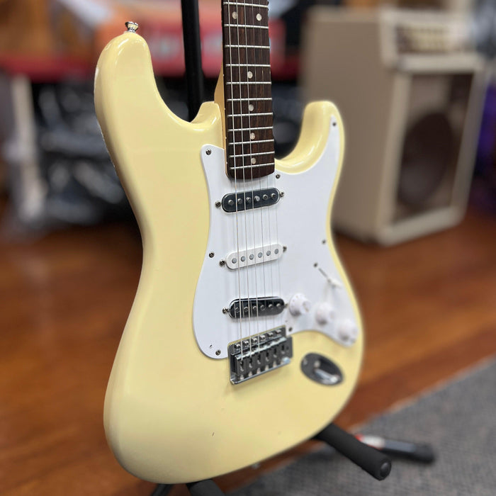 USED Squier Bullet Stratocaster w/ Custom Pickups, Cream