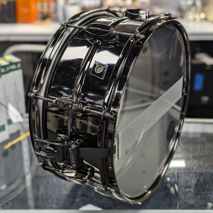 USED TAMA Metalworks Steel Snare Drum 14 x 6.5 in. Black Nickel Hardware