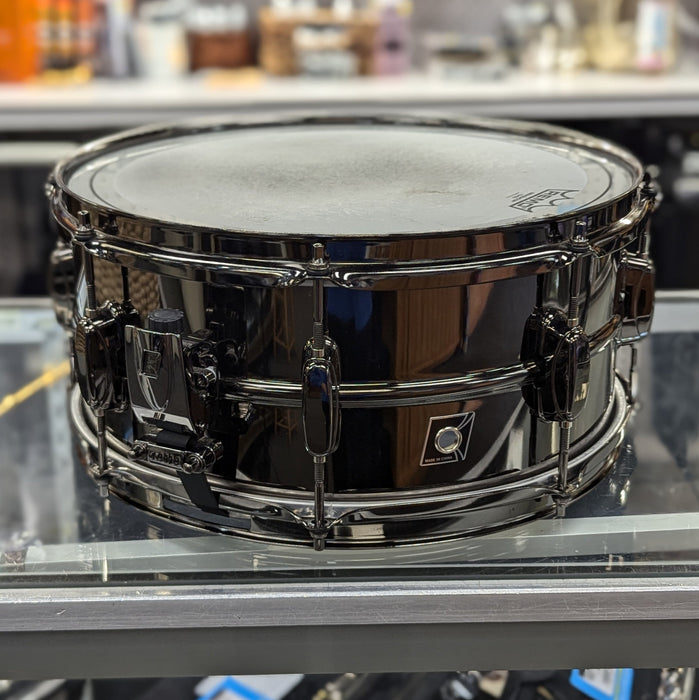 USED TAMA Metalworks Steel Snare Drum 14 x 6.5 in. Black Nickel Hardware