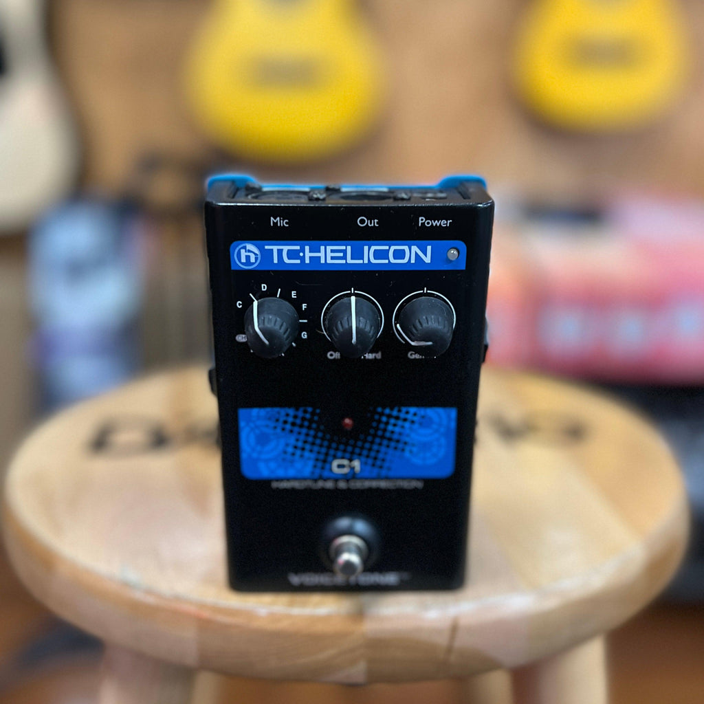 USED TC Helicon VoiceTone C1 Hardtune & Correction Pedal — Dirt Cheep