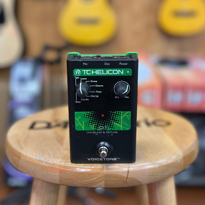 USED TC Helicon VoiceTone D1 Vocal Processor Pedal