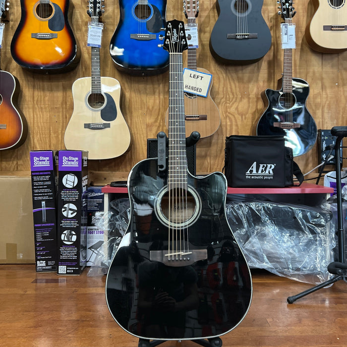 USED Takamine GD30CE Acoustic-Electric Guitar, Black