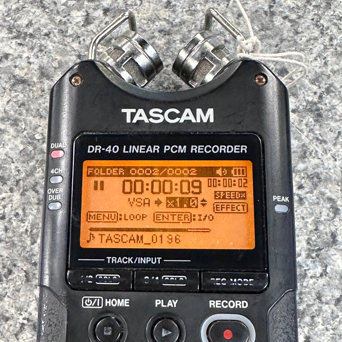 USED Tascam DR-40 Portable 4-Track Recorder