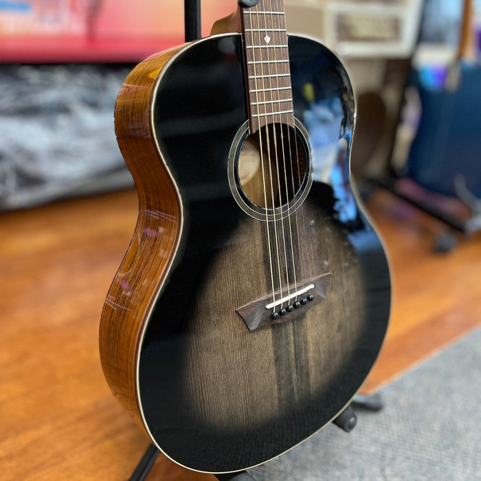 USED Washburn BTS9CH-D-U Bella Tono Novo S9 Acoustic Guitar (Gloss Charcoal Burst)