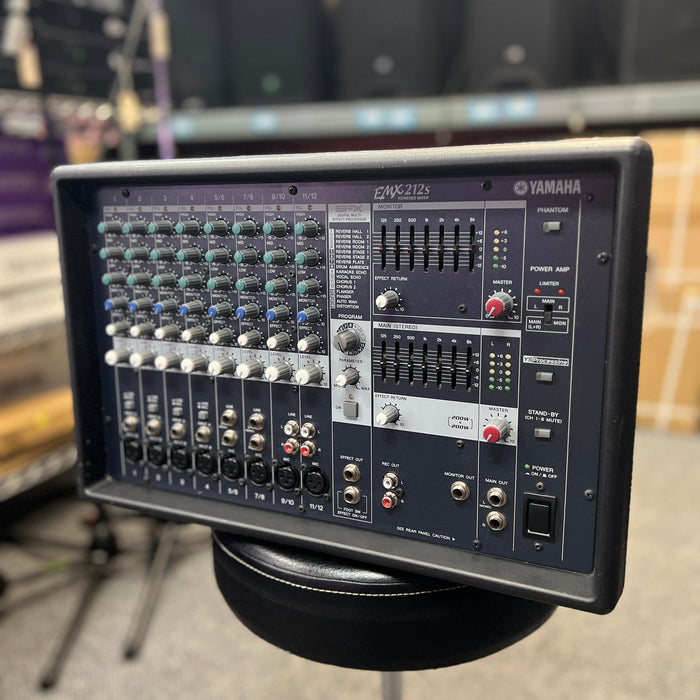 USED Yamaha EMX212s 12-channel Powered Mixer