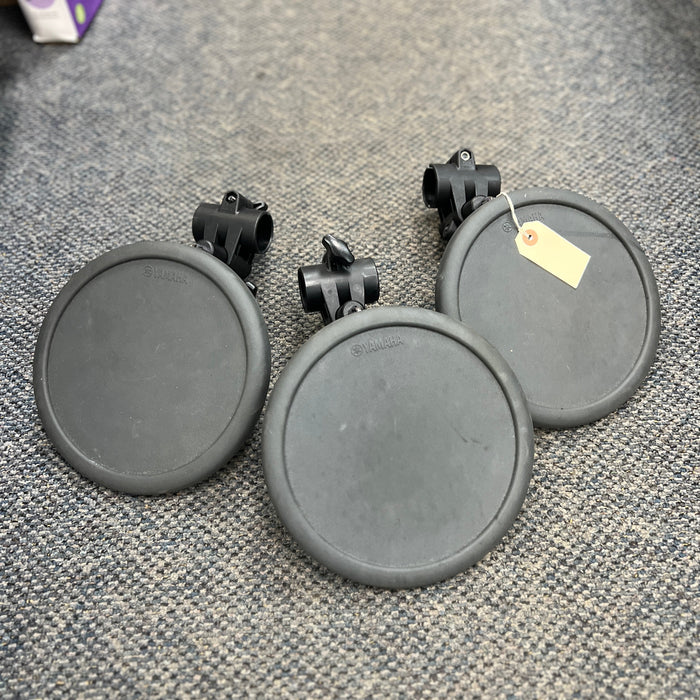 USED Yamaha TP70 Single-Zone Electronic Drum Pad TRIO With Mounts