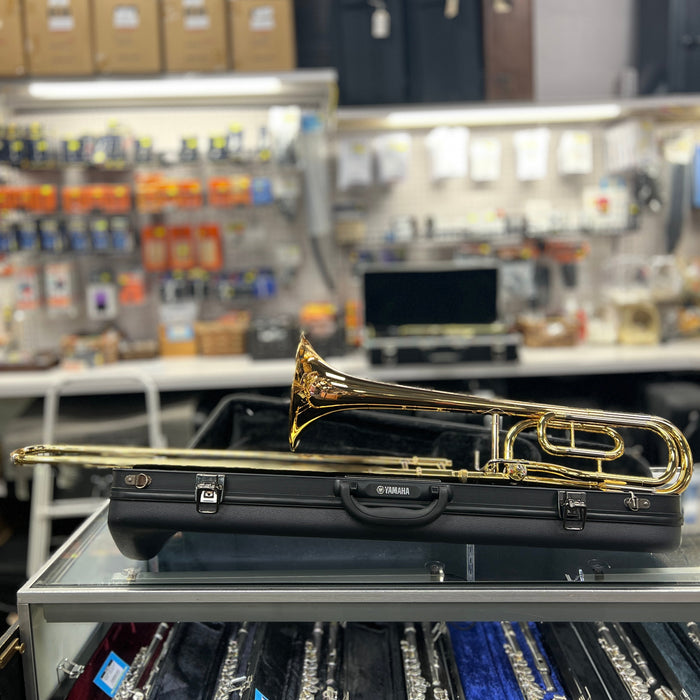 USED Yamaha YSL-446G Intermediate F-Rotor Trombone (634143)