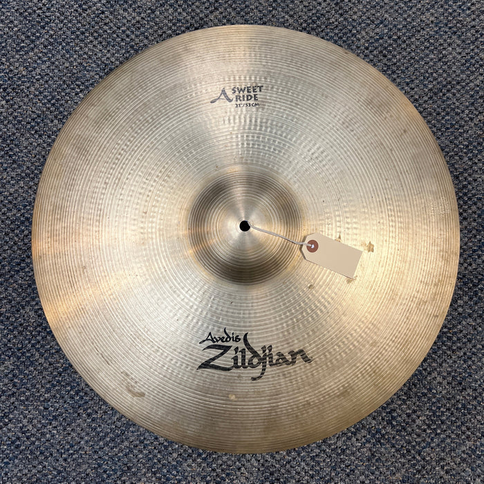 USED Zildjian 21 inch A Zildjian Sweet Ride Cymbal